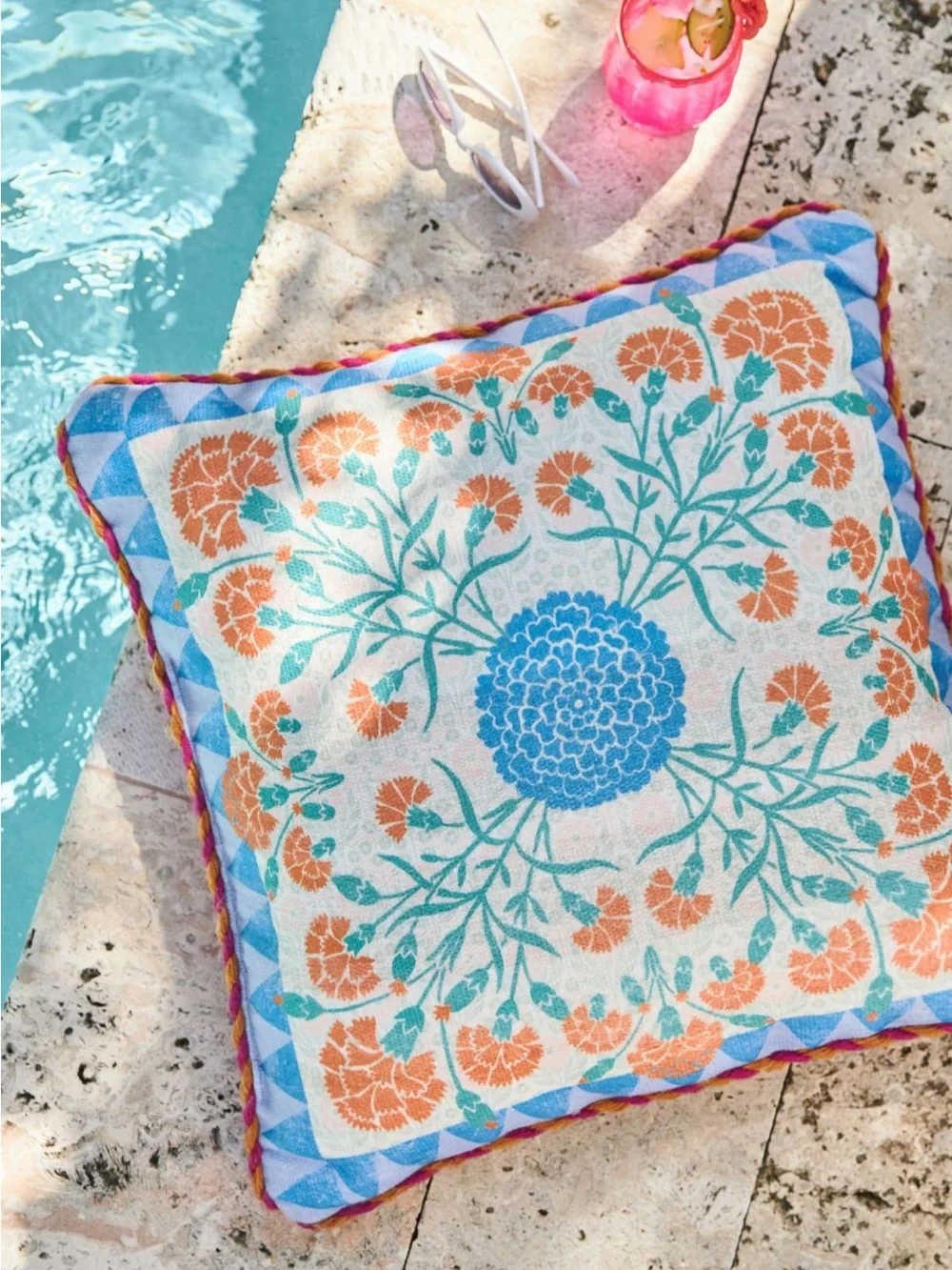 Ellen Merchant for Anthropologie Indoor / Outdoor Throw Pillow / Cushion